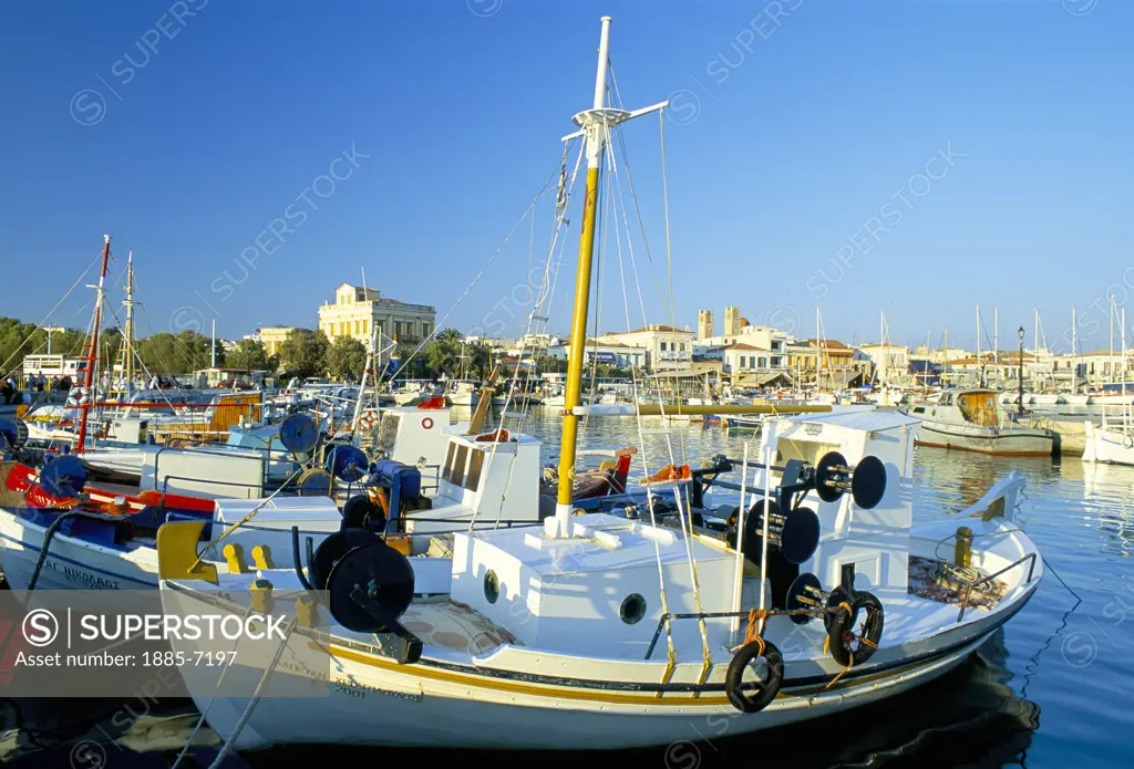 Greek Islands , Aegina Island, Aegina Town, Harbour and Town