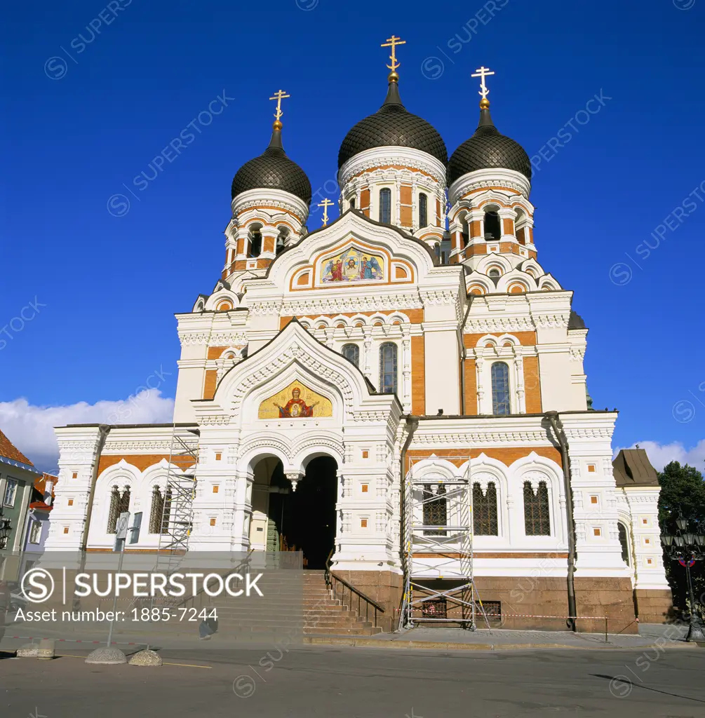 Estonia, , Tallinn, Alexander Nevsky Church & Domes