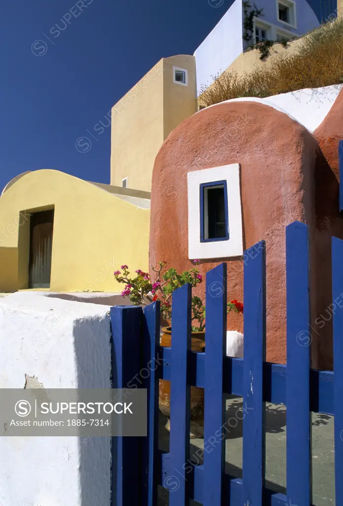 Greek Islands, Santorini Island, Oia, Colourful Houses