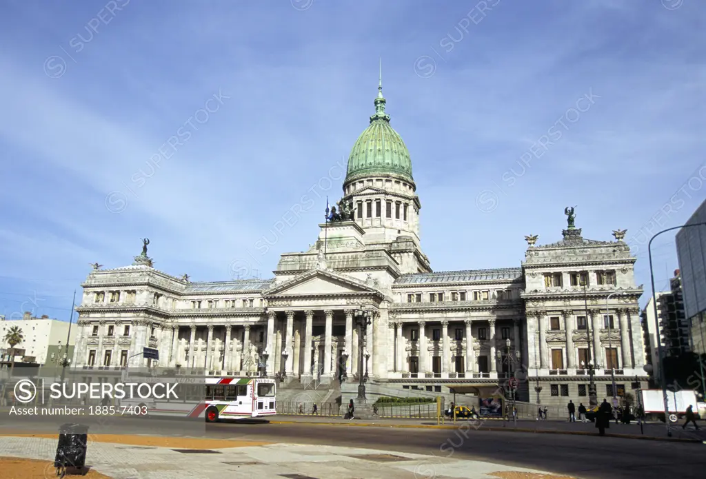 Argentina, , , Buenos Aires, Plaza De Congresco - Avenida De Mayo