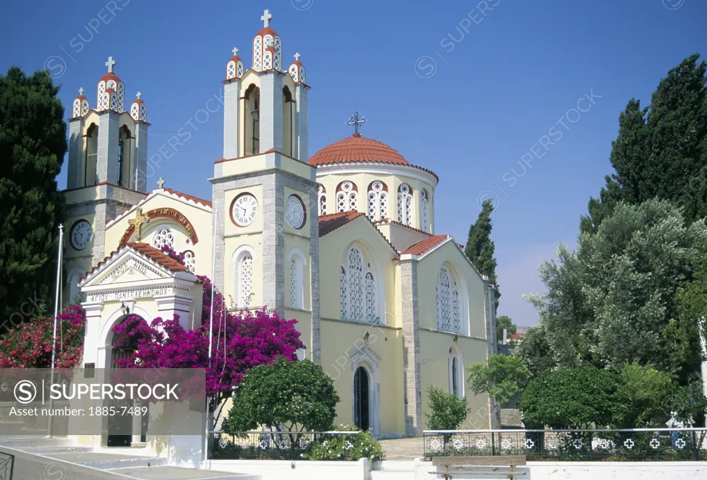 Greek Islands , Rhodes Island, Siana, Church