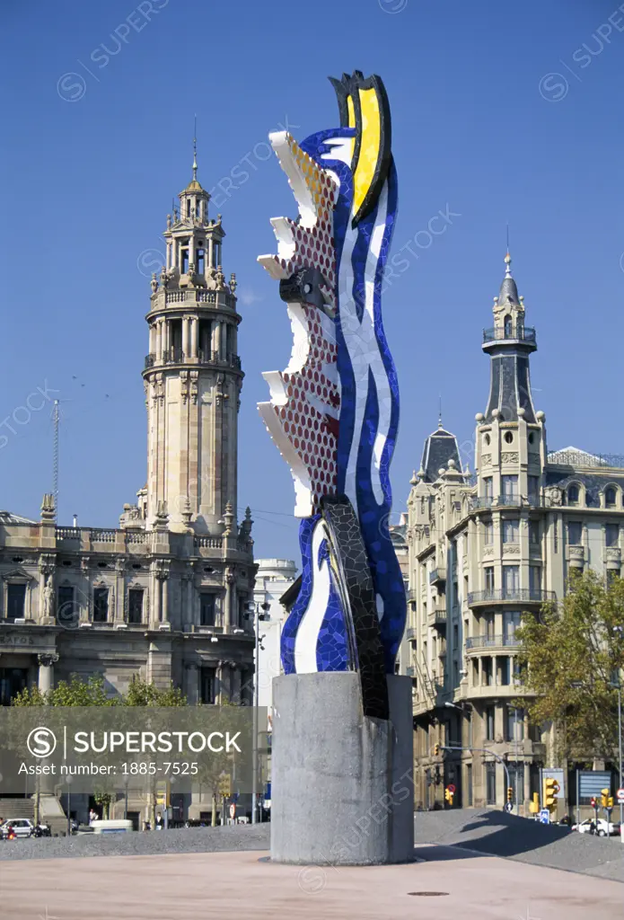 Spain, Catalunya, Barcelona, Placa Antoni Lopez