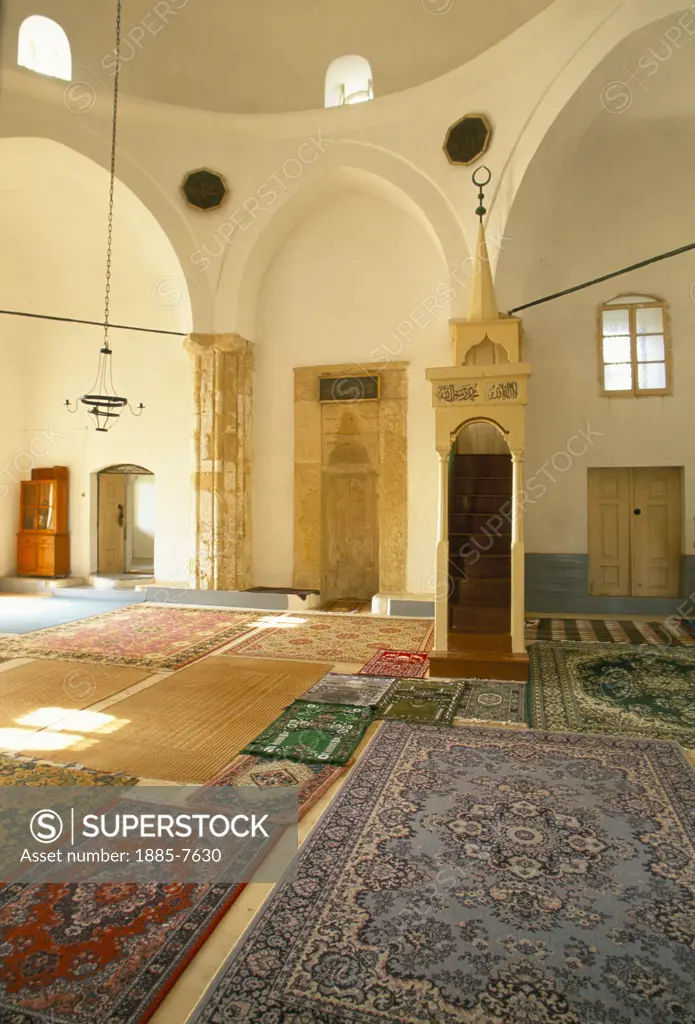 Cyprus, South , Larnaca, Hala Sultan Tekke Mosque - Interior