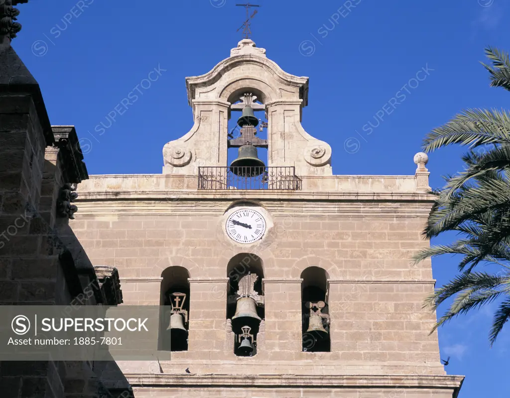Spain, Costa de Almeria, Almeria, Cathedral Bell Tower