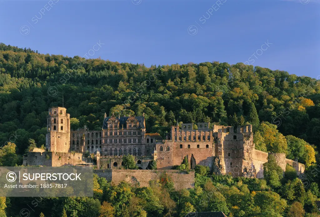 Germany, Baden Wurttemberg, Heidelberg, Heidelberg Castle