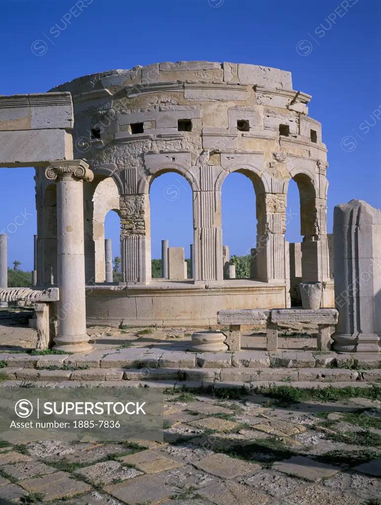 Libya, , Leptis Magna, Roman Ruins - Unesco World Heritage Site