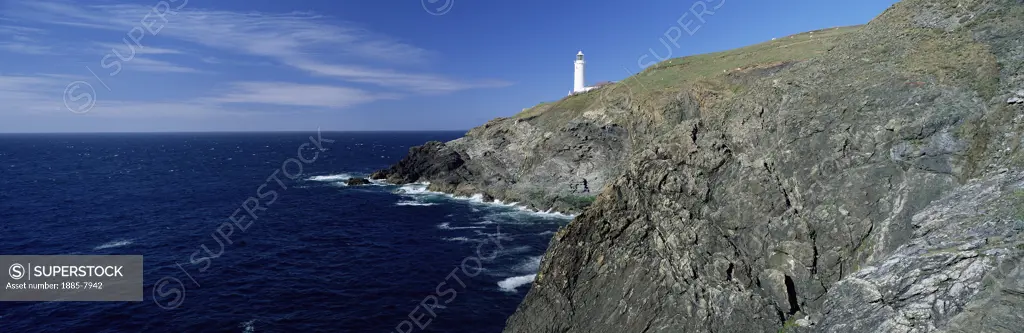 UK - England, Cornwall, Trevose Head, Trevose Lighthouse