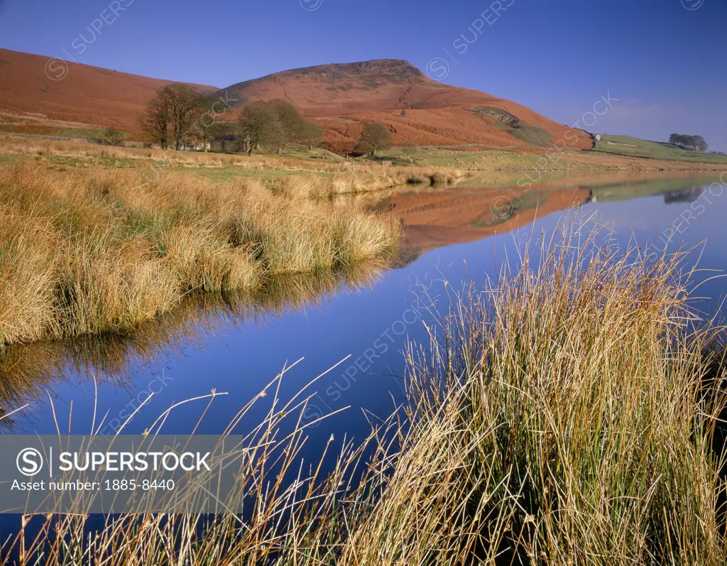 UK - England, Yorkshire, SKIPTON - NR, VIEW TO EMBSAY CRAG - AUTUMN