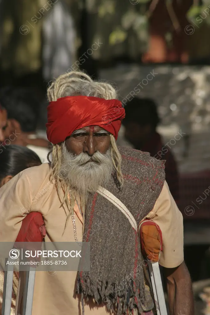India, Rajasthan, General - people, Portrait of  a Rajasthani man