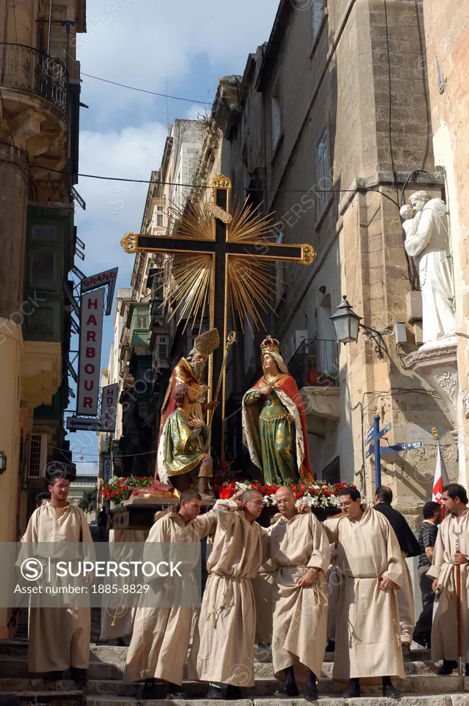 Maltese Islands, Malta, Valletta, A procession