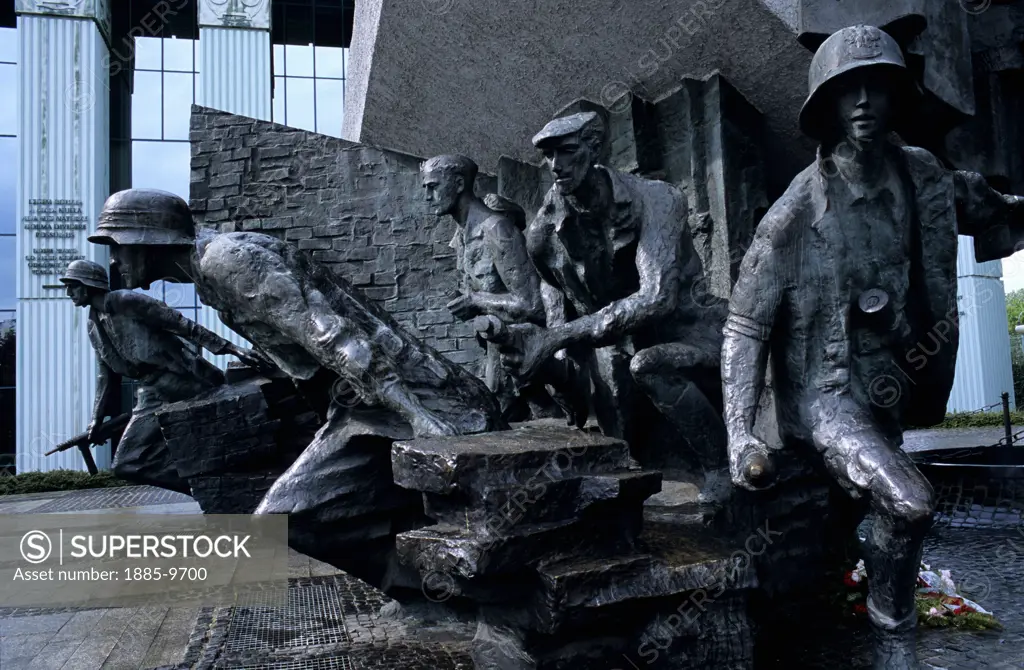 Poland, , Warsaw, Mazovia - Warsaw Uprising Monument