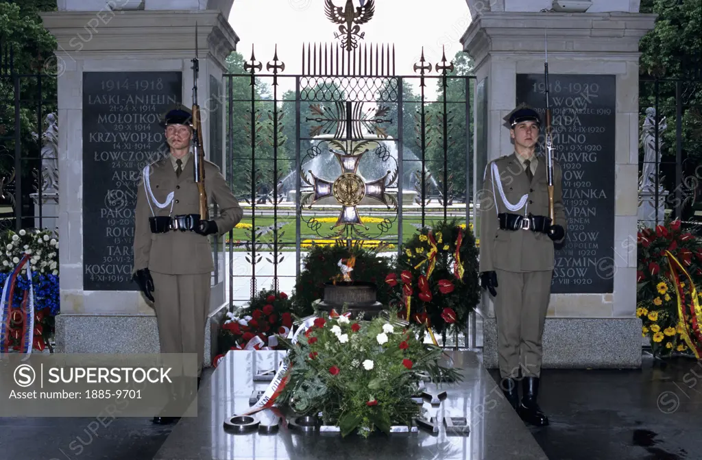 Poland, , Warsaw, Mazovia - Tomb of the Unknown Soldier