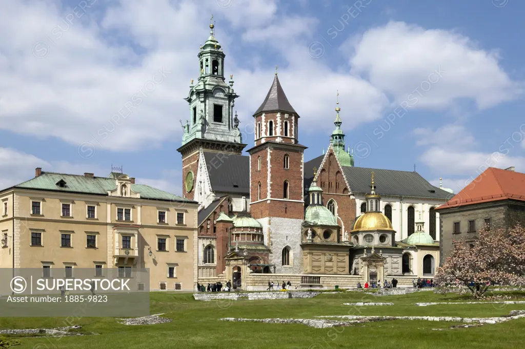 Poland, , Krakow, Wawel Cathedral