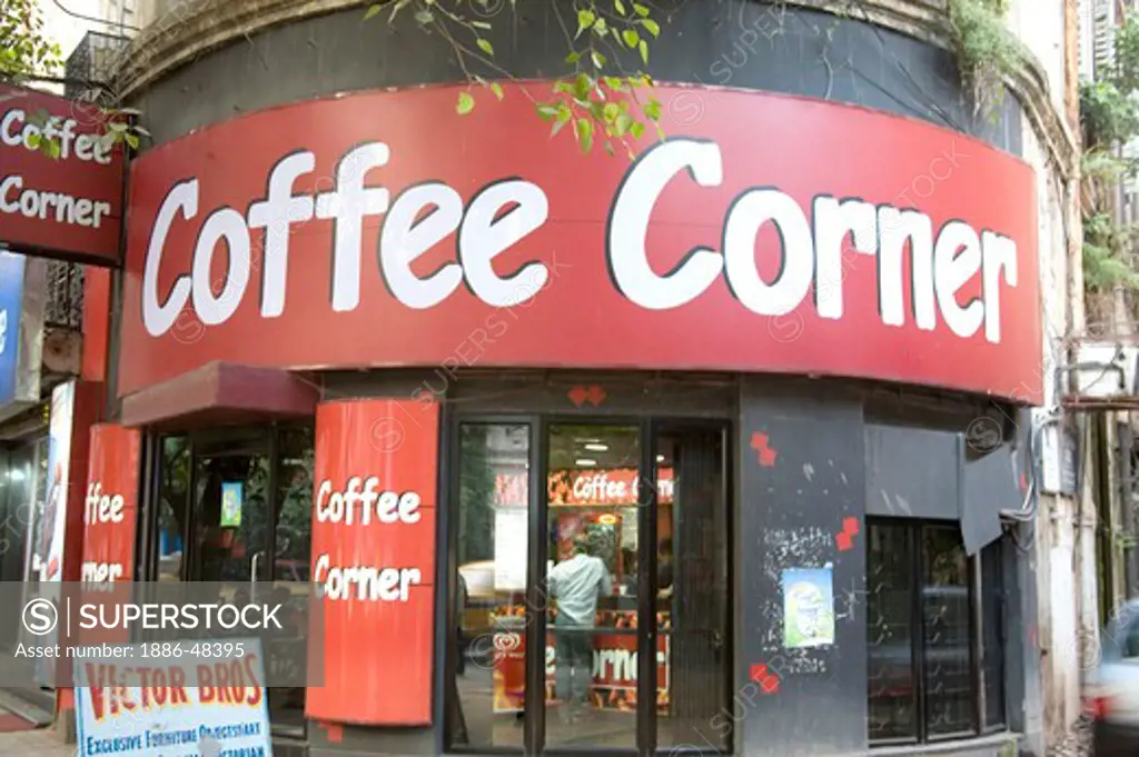 Coffee corner ; Calcutta now Kolkata ; West Bengal ; India