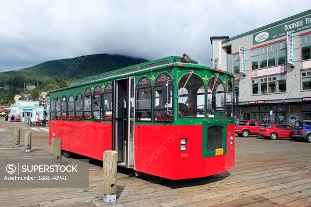 Public bus ; Ketchikan ; Alaska ; U.S.A. United States of America