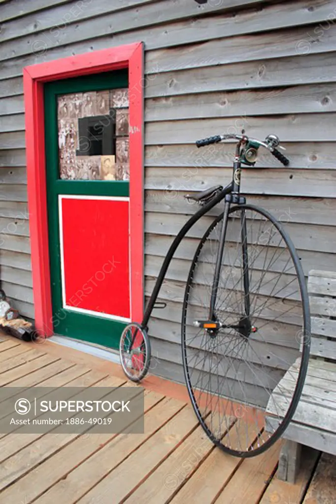 Bicycle ;  Skagway ; Alaska ; U.S.A. United States of America