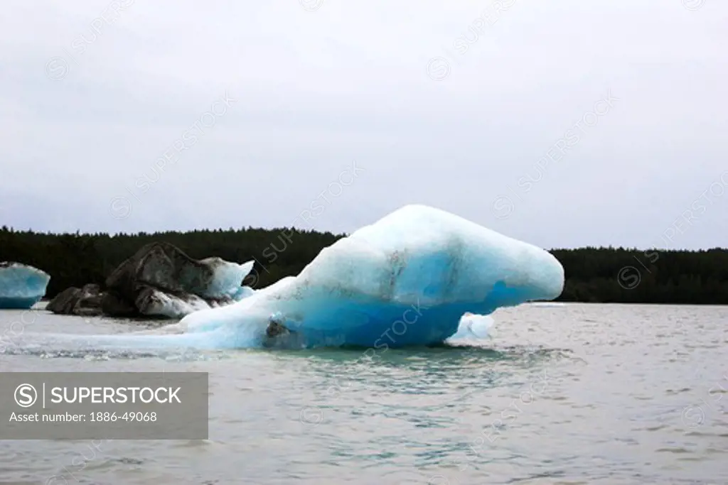 Icebergs ; skagway ; Alaska ; U.S.A. United States of America