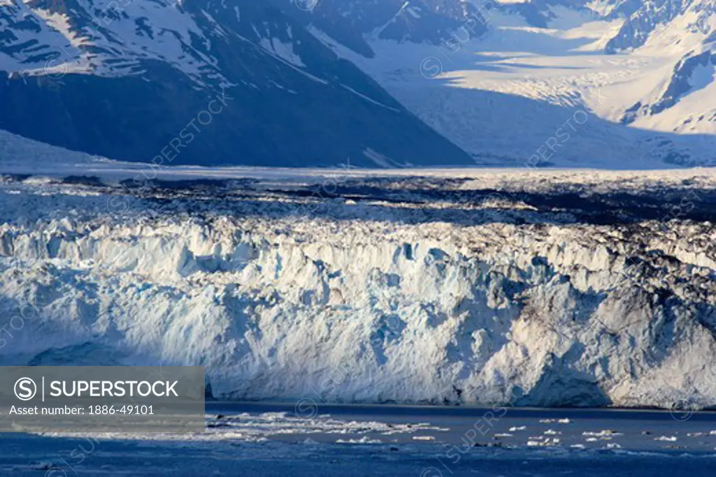 Hubbard glacier; The longest tidewater glacier in Alaska ; Saint Elias  national park ; Disenchantment bay ; Alaska ; U.S.A. United States of America