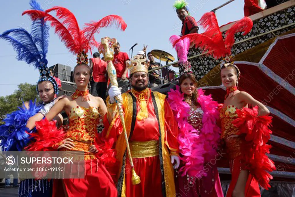 King Momo in Carnival ; Panaji ; Goa ; India