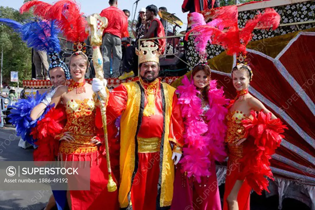 King Momo in Carnival ; Panaji ; Goa ; India
