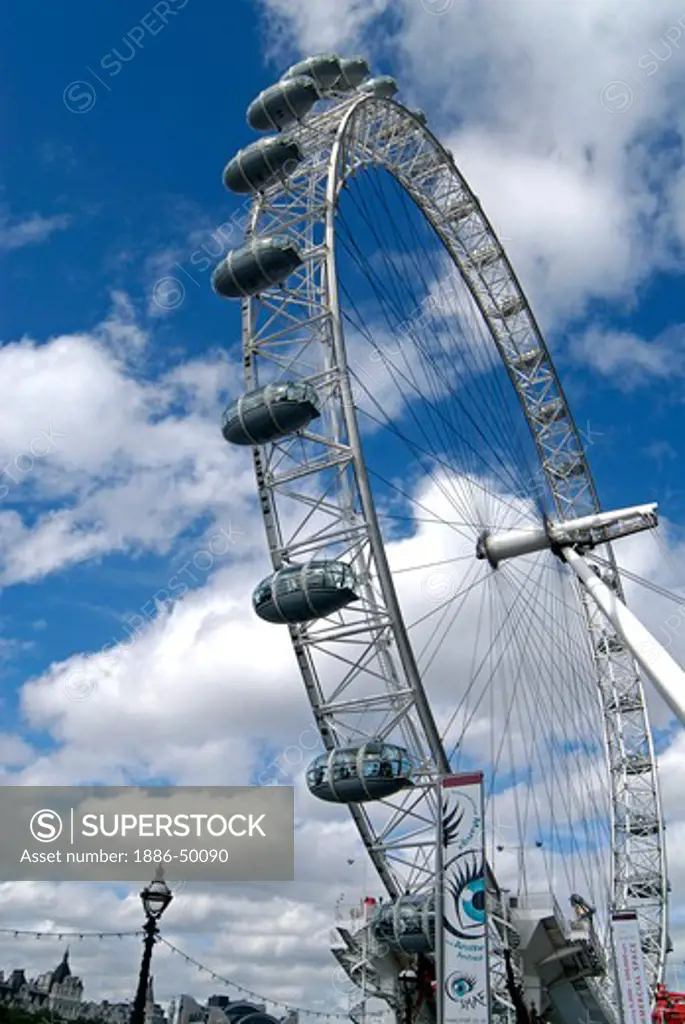 London Eye ; London ; U.K. United Kingdom England