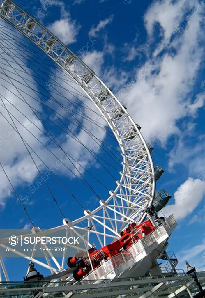 London Eye ; London ; U.K. United Kingdom England