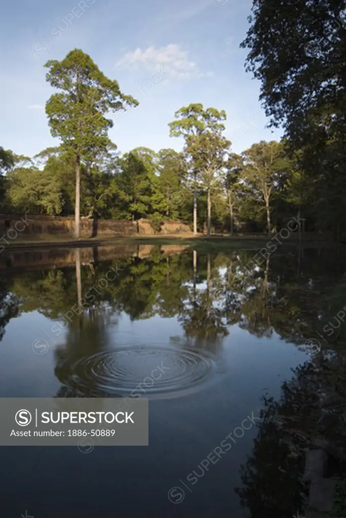 Large Palace pond at Phimenakas in Angkor Thom  - Angkor Wat, Siem Reap, Cambodia