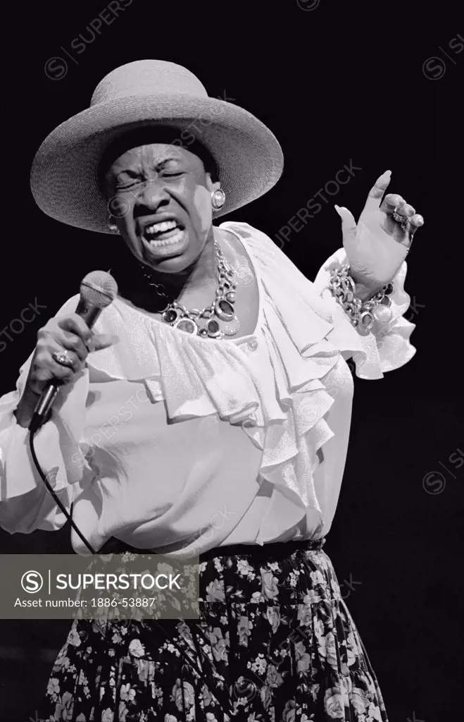 BETTY CARTER performs at the MONTEREY JAZZ FESTIVAL  - MONTEREY, CALIFORNIA