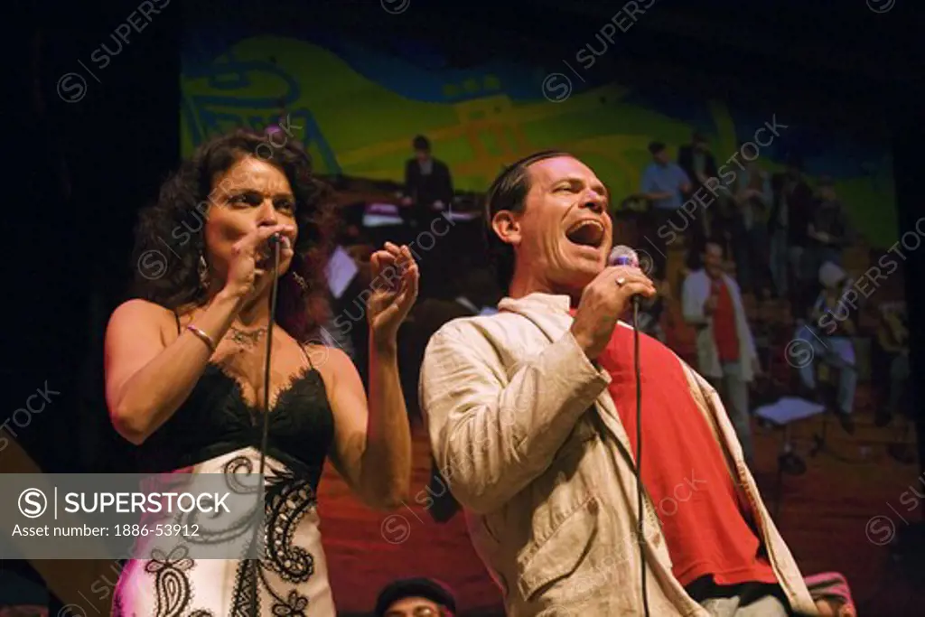 KURT ELLING (vocals) performs as DOC, ROBERTA GAMBRINI (vocals) performs as DORA in the CANNERY ROW SUITE with the DAVE BRUBECK QUARTET at THE MONTEREY JAZZ FESTIVAL
