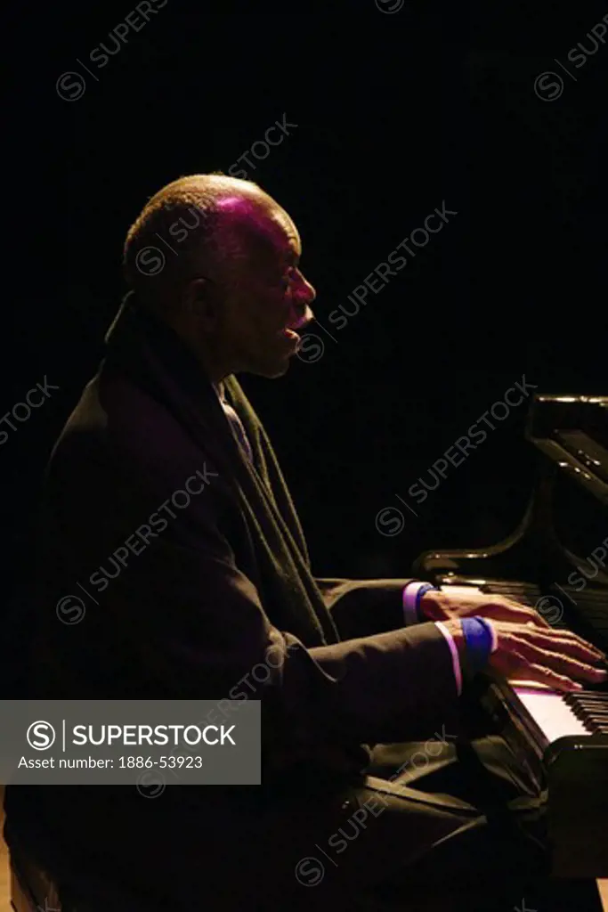 HANK JONES (Piano) performs at THE MONTEREY JAZZ FESTIVAL