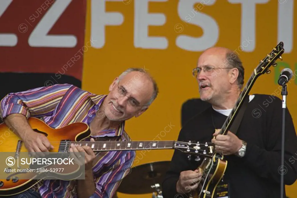 Guitar legend JOHN SCOFIELD with  LARRY CARLTON and the SAPPHIRE BLUES BAND at the MONTEREY JAZZ FESTIVAL