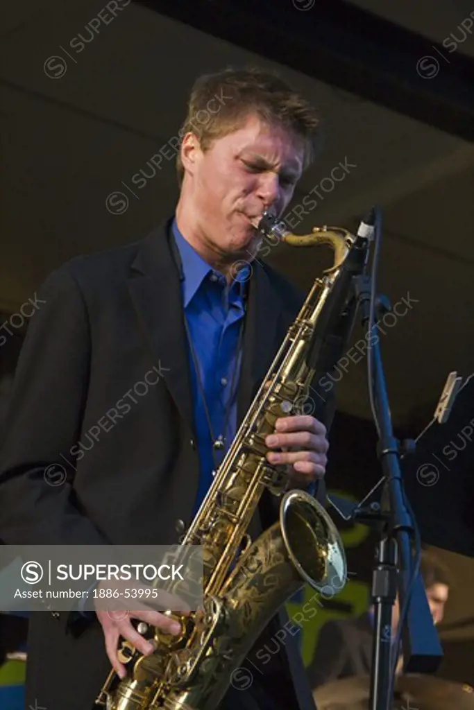 NATHAN CEPELINSKI (Saxophone) performs at THE MONTEREY JAZZ FESTIVAL
