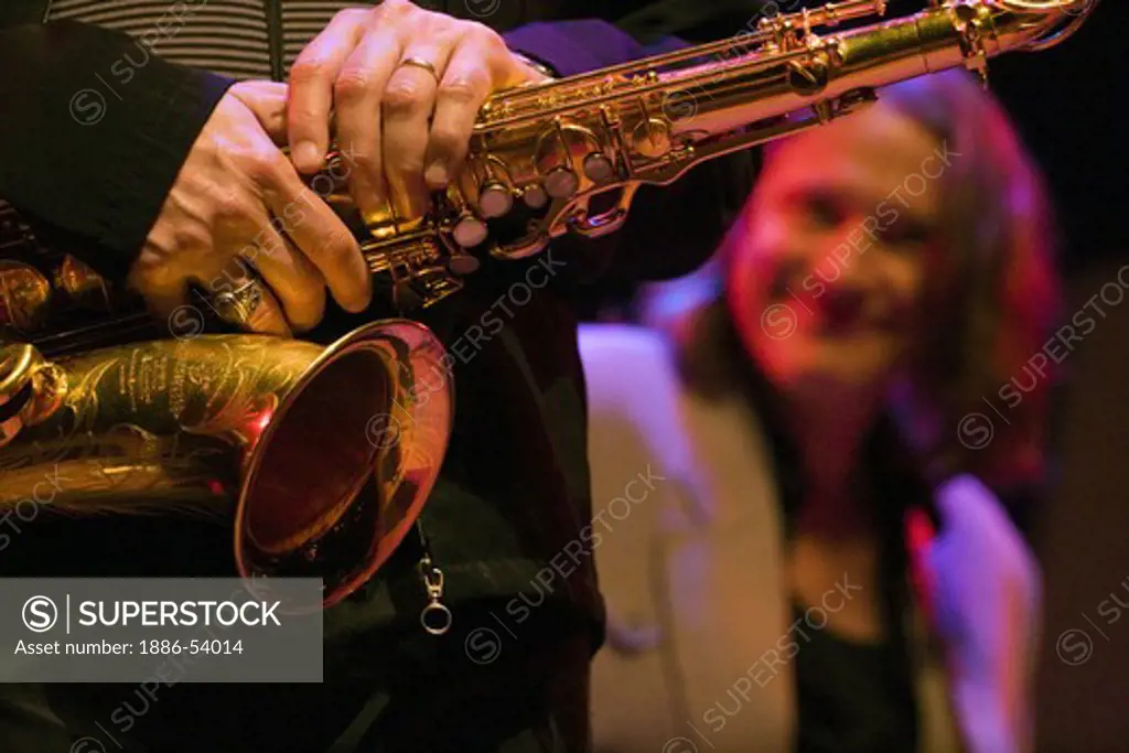BOB MINTZER (Saxophone) of the YELLOWJACKETS (25th Anniversary Celebration) performs at THE MONTEREY JAZZ FESTIVAL
