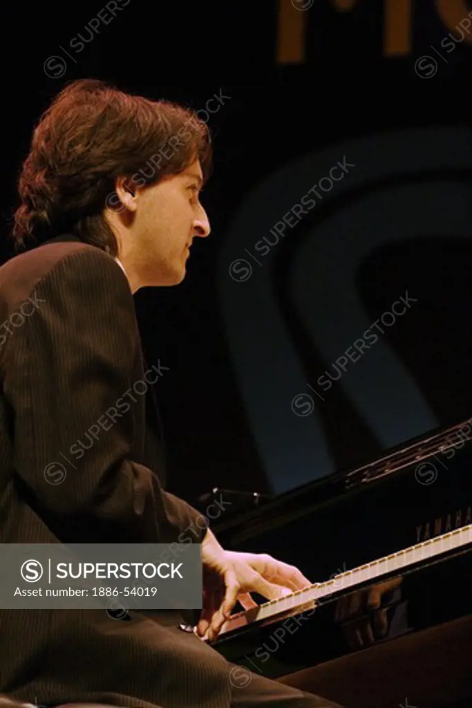 TAMIR HENDELMAN 'Piano' of the CLAYTON-HAMILTON JAZZ ORCHESTRA performs at THE MONTEREY JAZZ FESTIVAL
