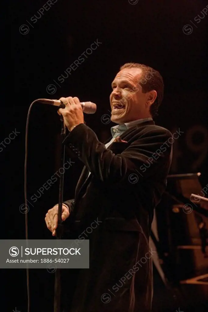 KURT ELLING 'Vocalist' performs with the CLAYTON-HAMILTON JAZZ ORCHESTRA at THE MONTEREY JAZZ FESTIVAL