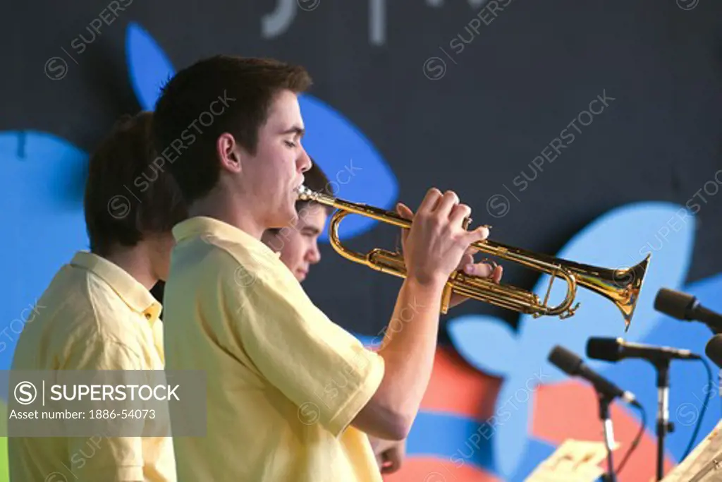 Trumpetist performs with The NEXT GENERATION ORCHESTRA at THE MONTEREY JAZZ FESTIVAL