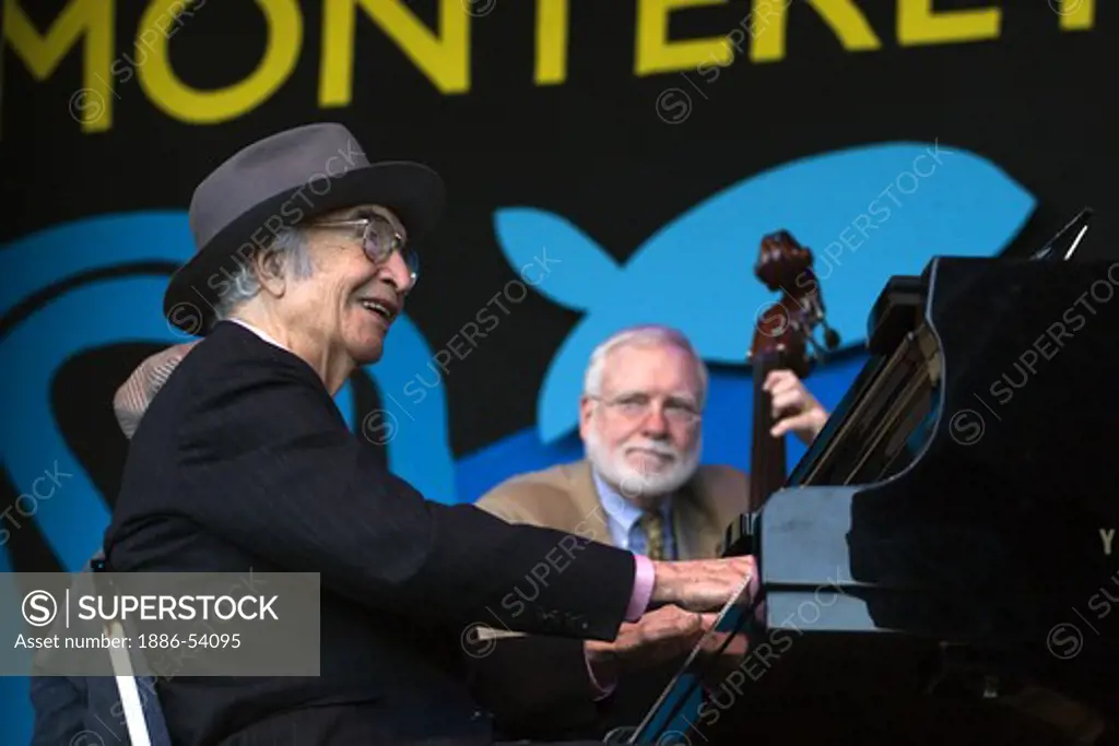 DAVE BRUBECK (Piano) performs with the DAVE BRUBECK QUARTET & Special Guests at THE MONTEREY JAZZ FESTIVAL