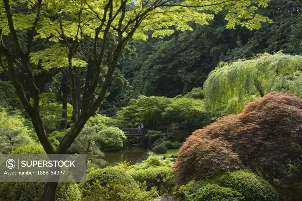 The Portland Japanese garden, considered the most authentic outside of Japan - PORTLAND, OREGON