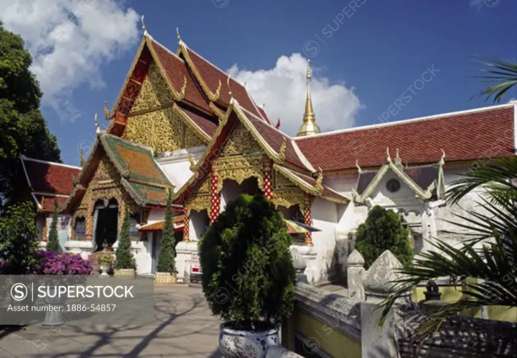 WAT PRATHAT (Doi Suthep) sits on a hill above CHIANG MAI - THAILAND