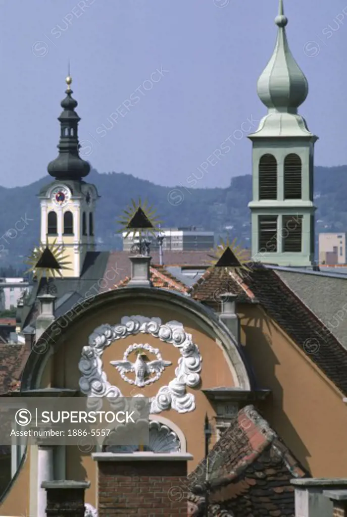 CHURCH & STEEPLES - GRAZ, AUSTRIA