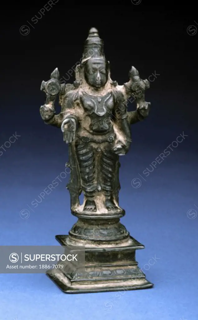 LAXMI GODDESS of WEALTH - 17th or 18th century ANTIQUE from INDIA 