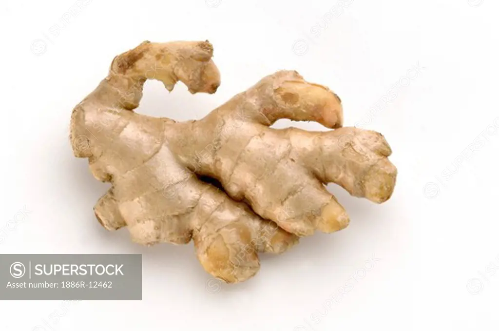 Vegetable, One Ginger with white background