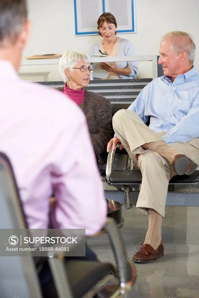 Patients In Doctor´s Waiting Room