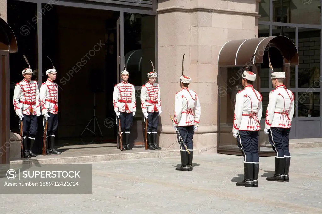 Changing of the Guards at the Presidency, Sofia, Bulgaria