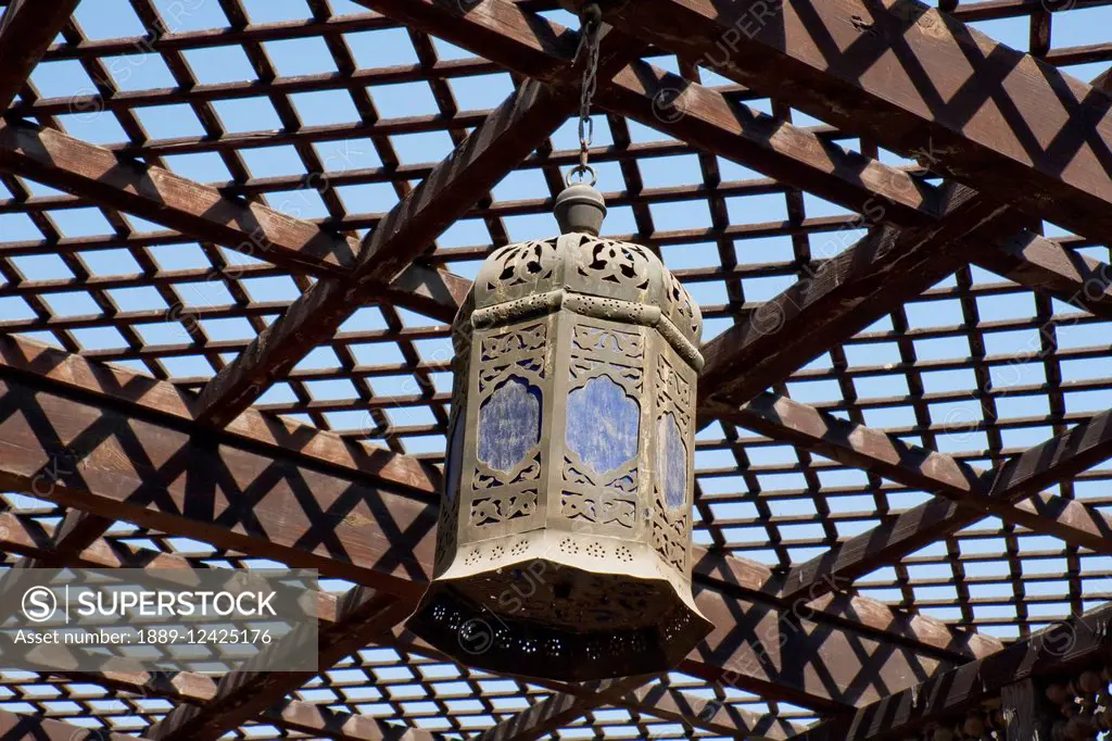 Lamp On The Roof Of The Gayer Anderson Museum, Cairo, Al Qahirah, Egypt