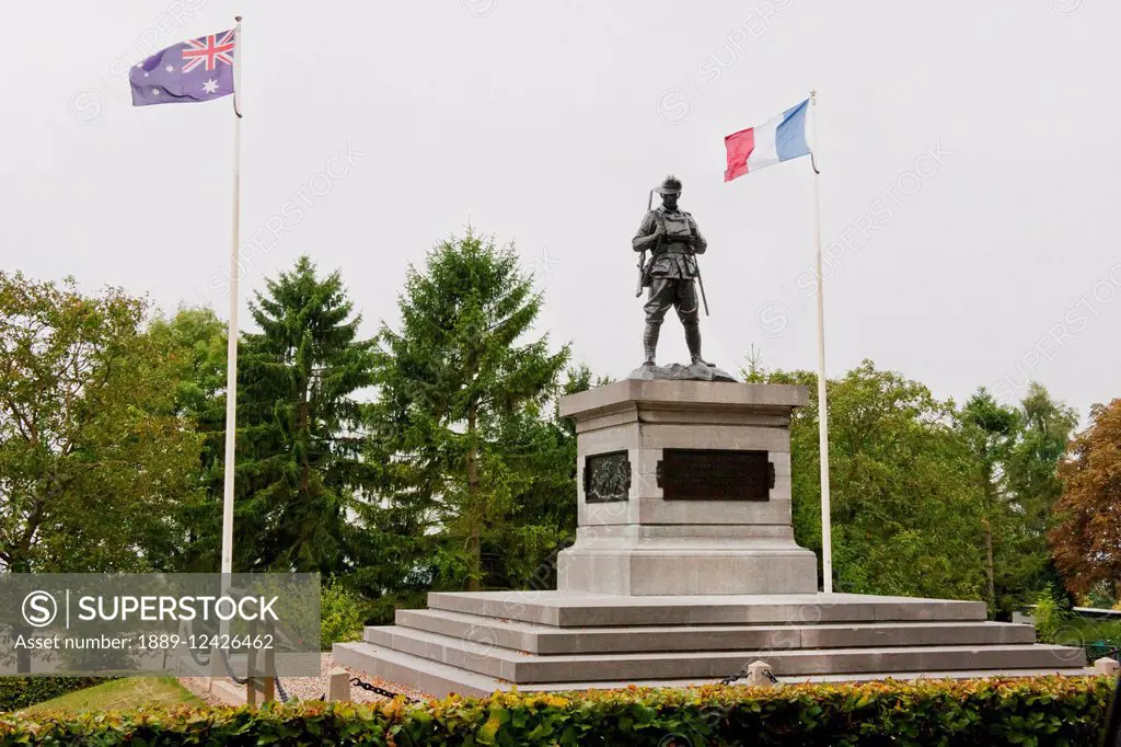 Australian War Memorial, Bouchavesnes-Bergen Somme, France