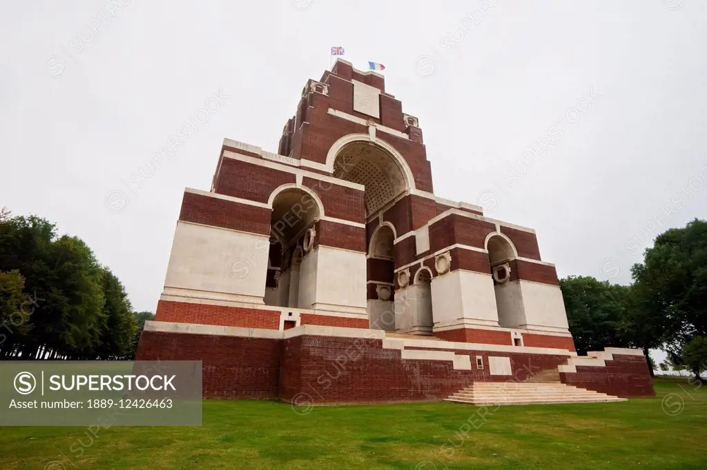 Thiepval Memorial To The Missing Of The Somme, Designed By Sir Edwin Lutyens, Thiepval, Somme, France
