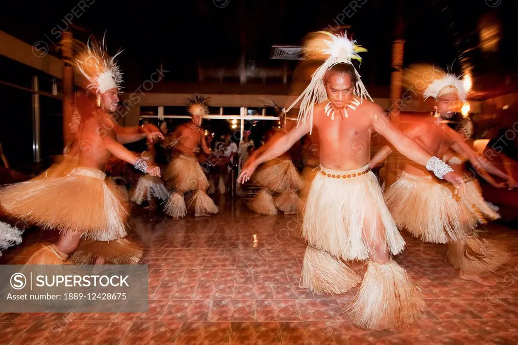 Kari Kari Dance Troup Performing Polynesian Dances At The Hotel Hanga Roa, Rapa Nui (Easter Island), Chile