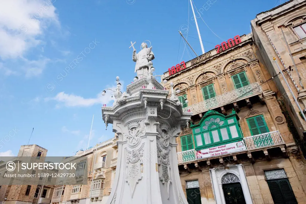 Statue Of St. Lawrence On Misrah Ir-Rebha, Vittoriosa (Birgu), Malta