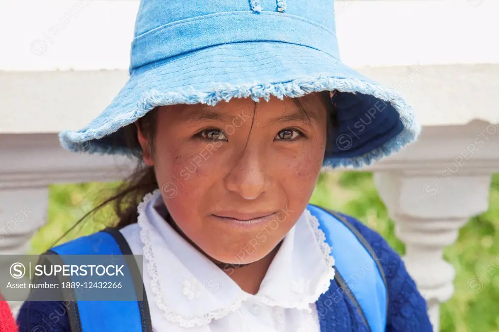 Aymara Girl, Laja, La Paz Department, Bolivia